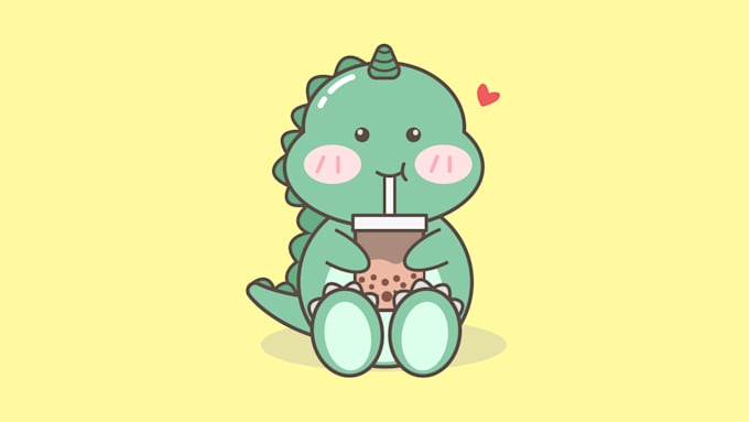 create a cute kawaii character illustration for you