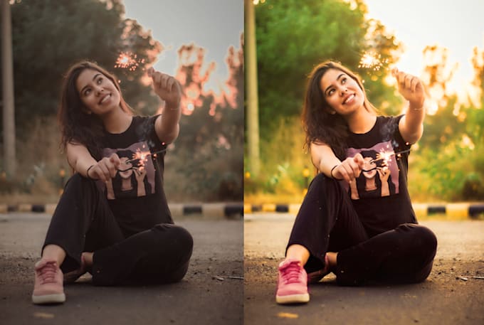 enhance image and color balance, retouch, color correct