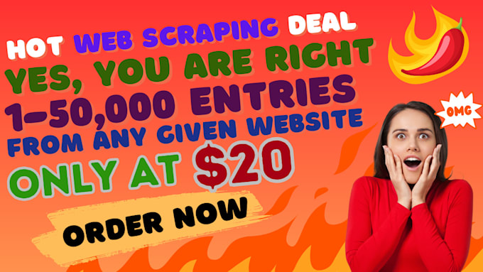 python web scraping up to 50,000 entries for just 30
