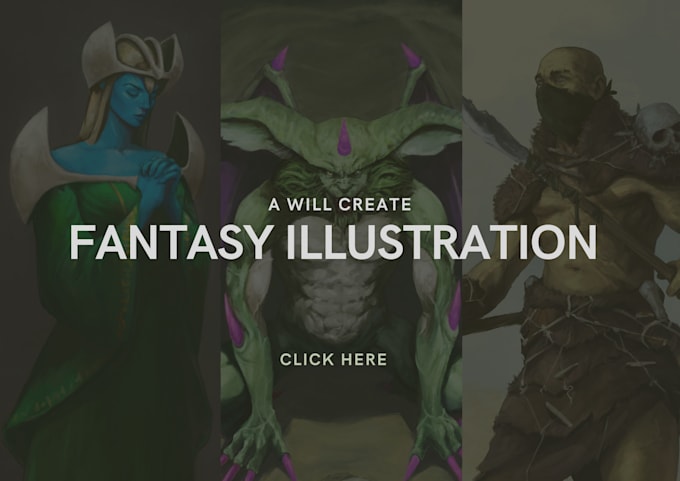 make a fantasy illustration