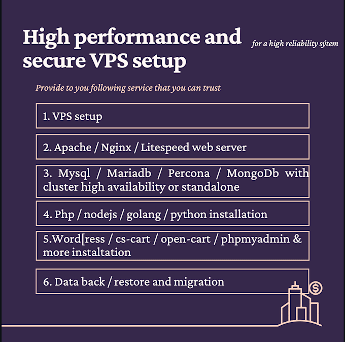 setup vps server on any provider for any purpose