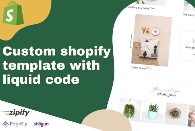 Develop a custom shopify template with liquid code by Sumaiya sumu101