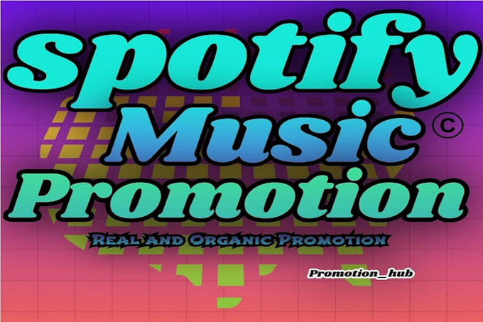 promote spotify music tracks organically