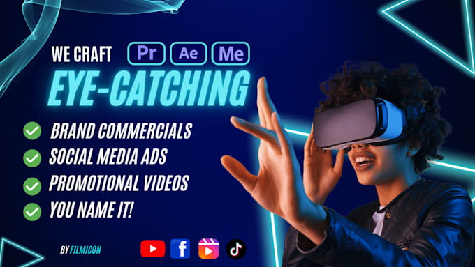 create a modern brand commercial video