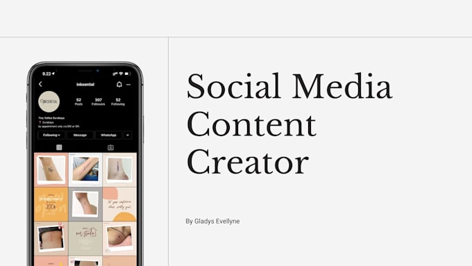 be your social media content creator