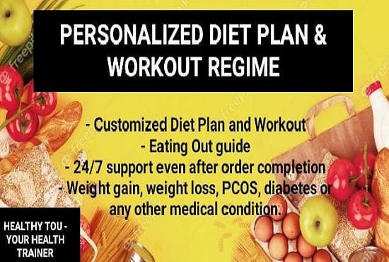 Create customized diet plan and workout plan for weight loss by ...