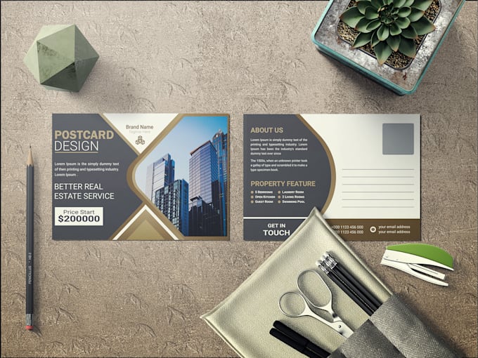 create postcard and eddm postcard design