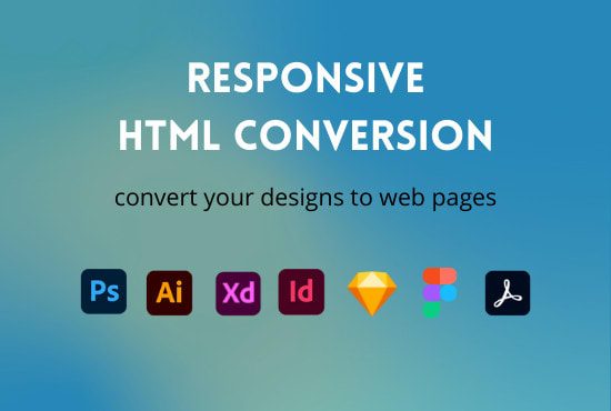 Convert your psd file to html by Shahabkhan421 | Fiverr