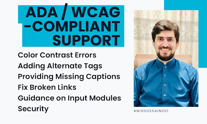make or fix ada compliance and wcag accessibility on your website