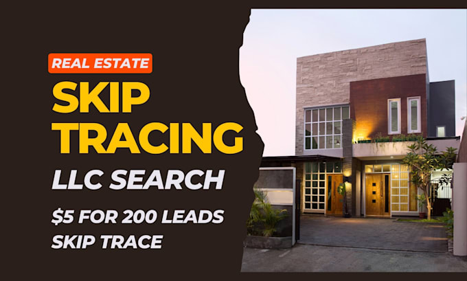 do real estate and llc skip tracing for property owners