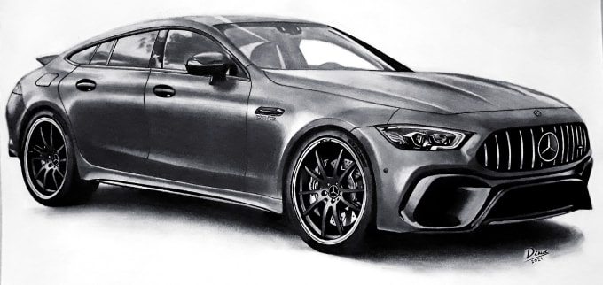 BMW Z4 Concept sketching demo - Car Body Design