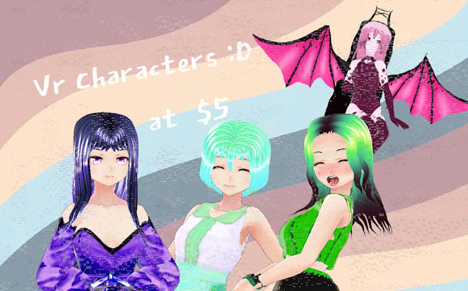 create your own character for vtubing or use in vrchat