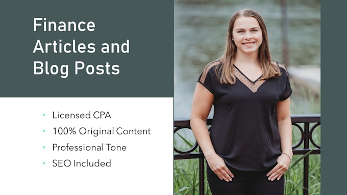 write a blog on any finance topic