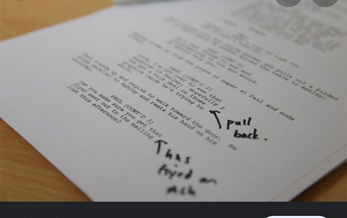 Provide excellent notes for your script by Annakirakosian | Fiverr
