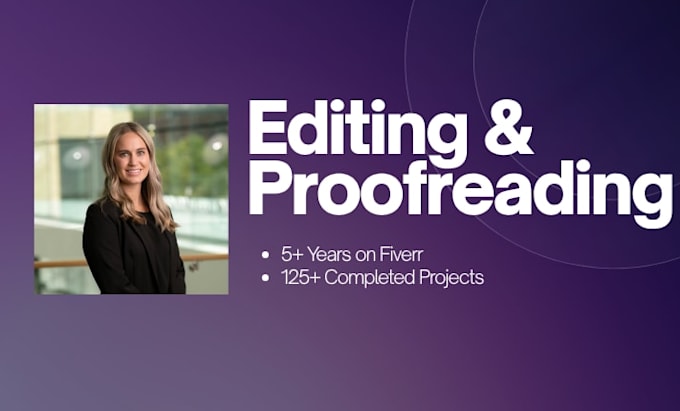 professionally proofread and refine your work