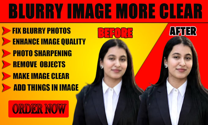 make blurry images more clear
