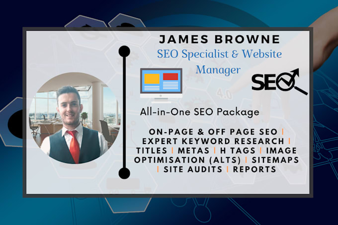 be your all in one SEO specialist for on and off page