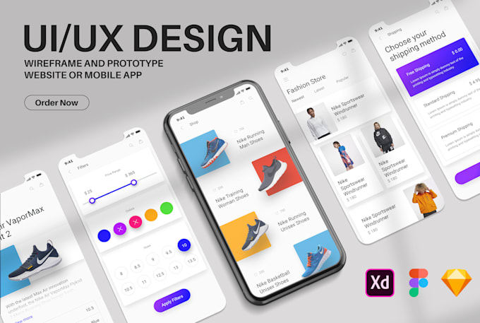 design user centered UX UI and interactive prototypes for your business