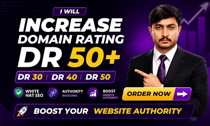 increase ahrefs domain rating DR to 50 plus