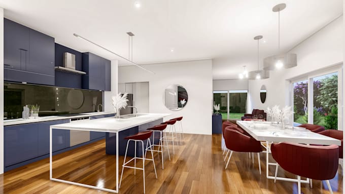create realistic interior design for your house