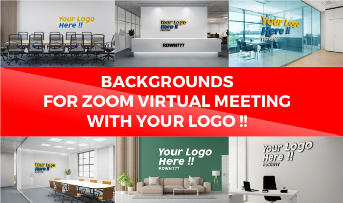 Design a personalized zoom virtual meeting background by Rdwn777 | Fiverr