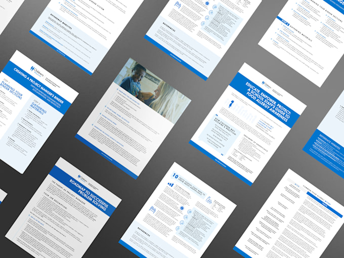 design a handout, flyer, or poster based on your content