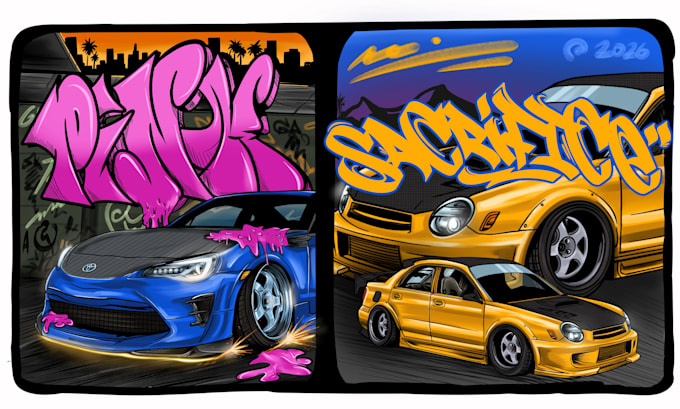 create a graffiti style design for your name or logo