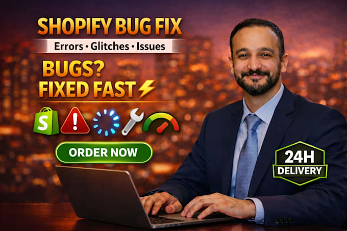 fix shopify bugs, shopify theme customization and shopify issues guru