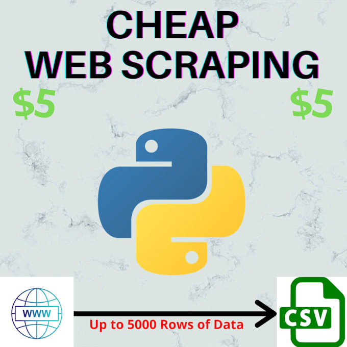 do simple web scraping or data mining at cheap rates