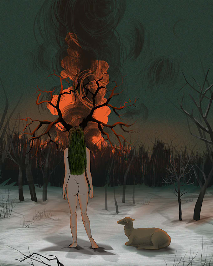 make illustration for you