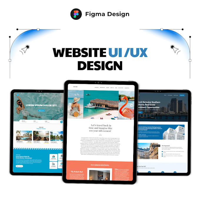 do figma landing page design, website ui ux design, figma design