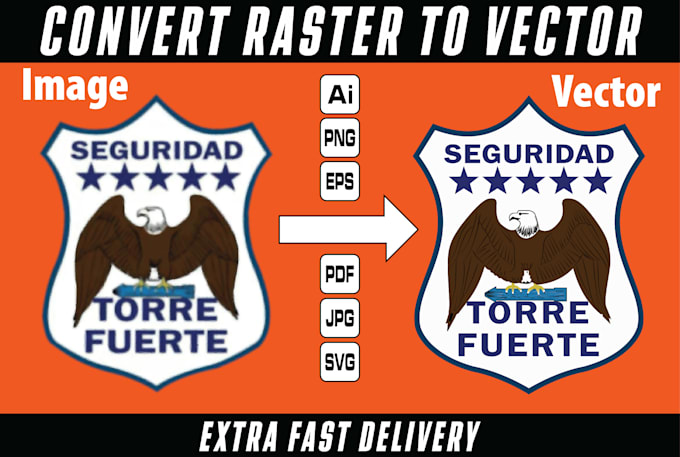 do vector tracing, fast logo redraw in an hour