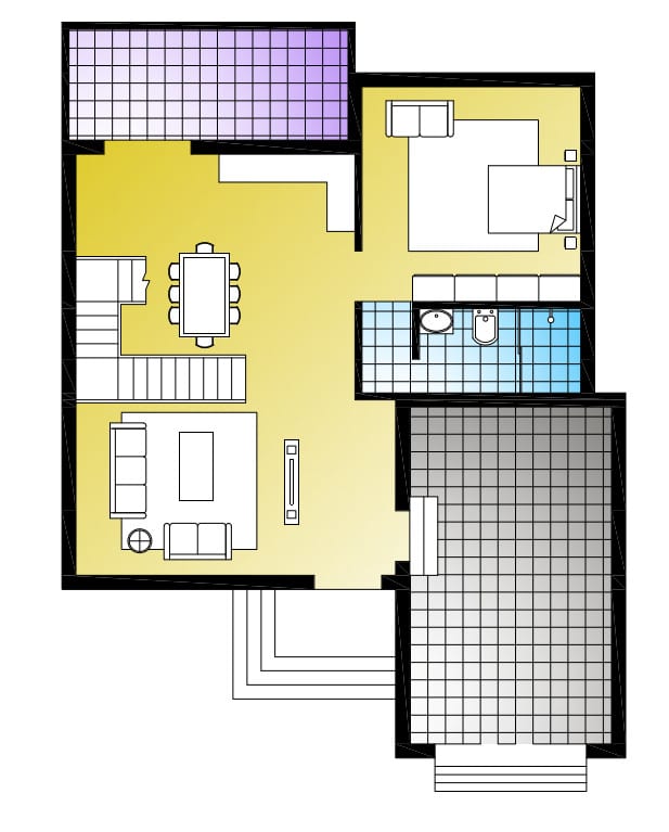 2d floor plan and detail drawing