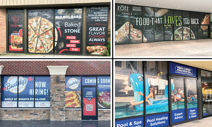 do shopfront design and storefront window graphics
