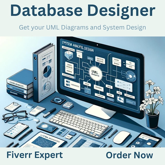 Do system analysis, design, uml diagrams and database schema by ...