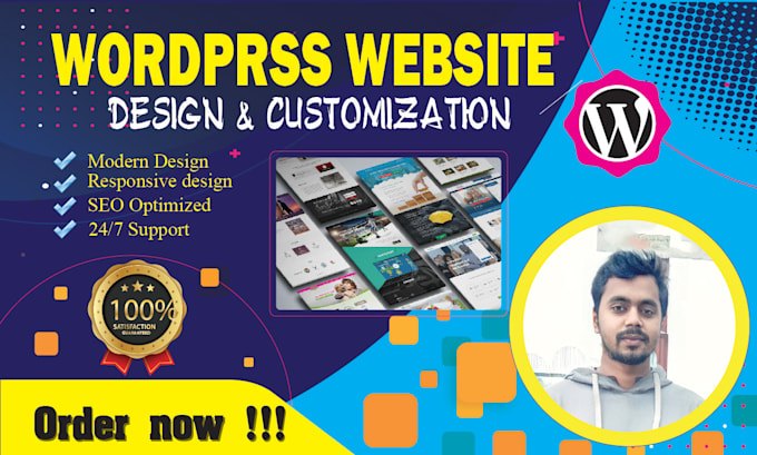 Create a professional wordpress website design by Fs_noman | Fiverr