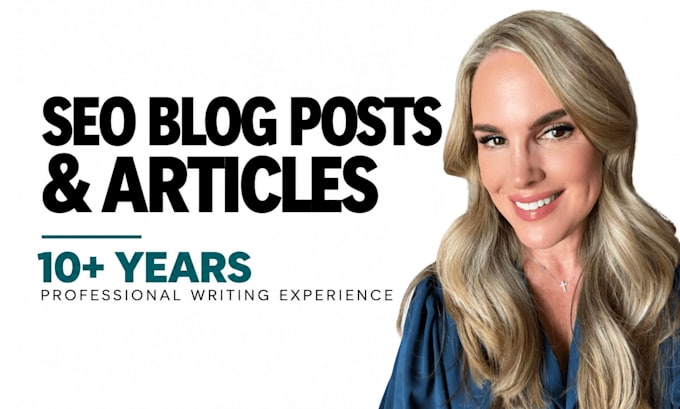 write an SEO optimized blog post or article