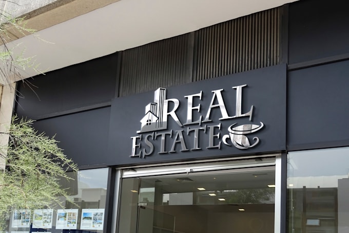 design premium signage logo for your business