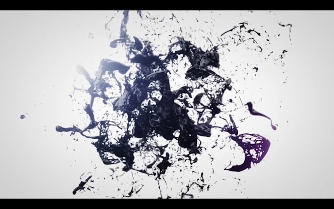 create a fantastic ink and smoke animations intro