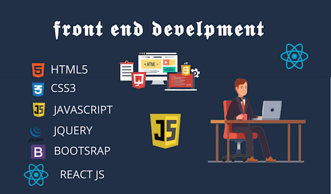 design or fix html css javascript react  website for you