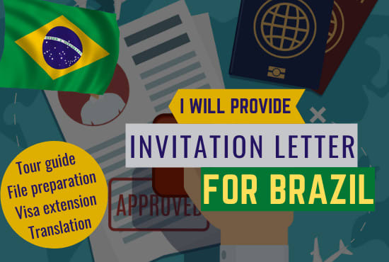 Provide invitation letter for brazil by Onyiasandra5 | Fiverr