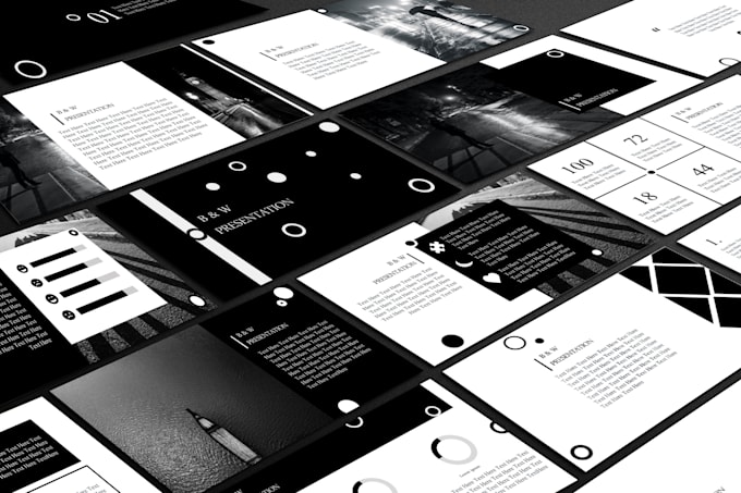 make creative customized powerpoint template that you want