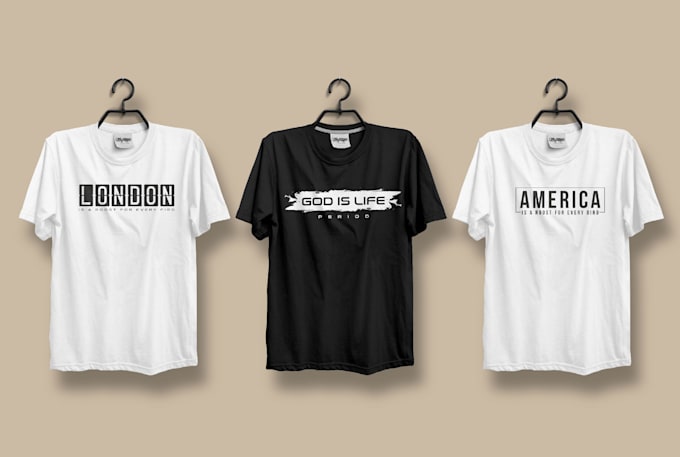 Do typography minimalist bulk t shirt design by Jewelrana7541 | Fiverr