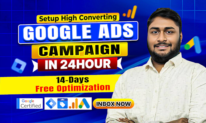 setup and optimize google ads ppc campaign for leads and sales