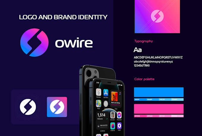 design a minimalist or modern logo and your brand identity