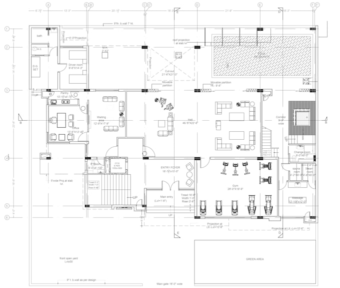 be your architect for floor plans and layout drawings