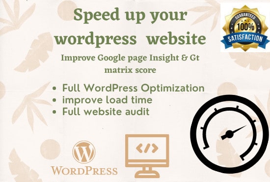 increase wordpress speed optimization