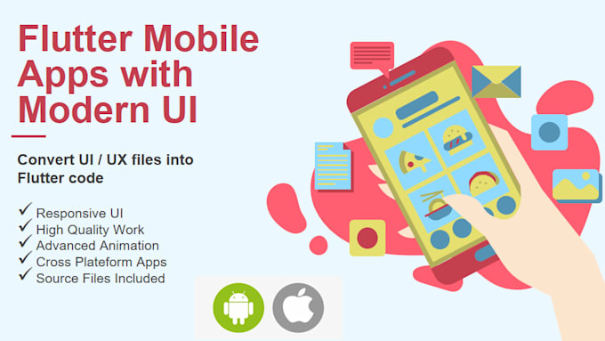 Design flutter apps and convert ui ux files to flutter code by M_naeem9 ...