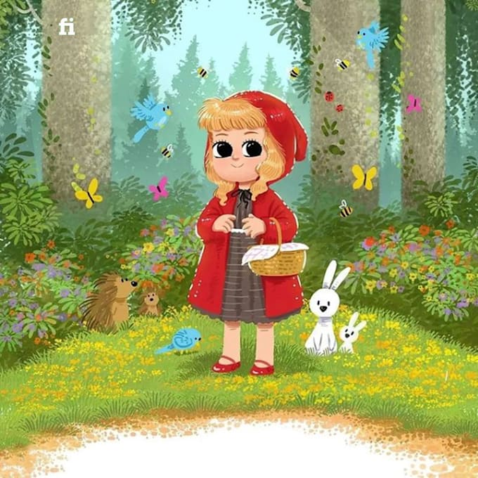 Draw children book story illustrations, kids book covers, and characters by Sujanaha997 | Fiverr