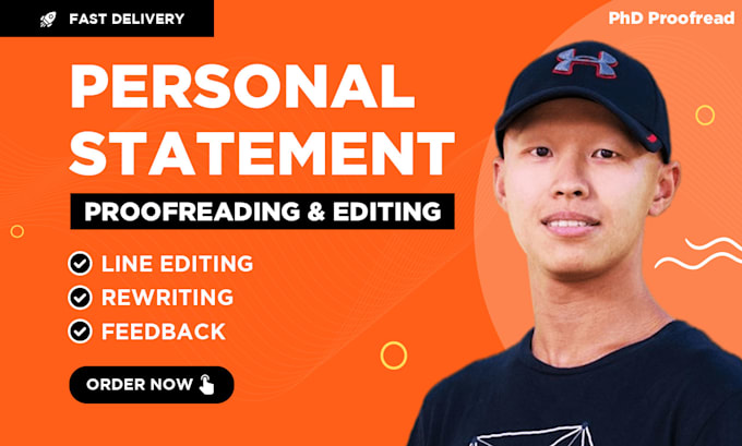 proofread personal statement and sop for phd applications